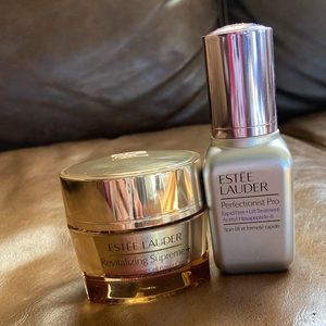 Estée Lauder Perfectionist Pro 1 oz/ Revitalizing Supreme Moisturizer 1 oz NWOB